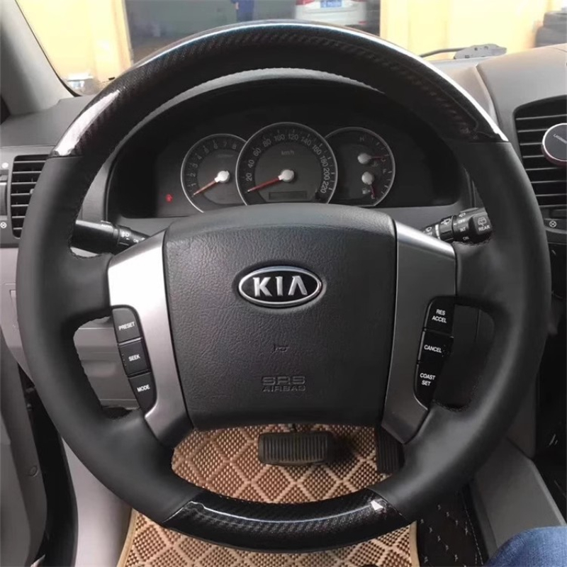 Car Steering Wheel Cover Anti Slip Breathable - Pour Kia Sorento 2003-2009 Housse de