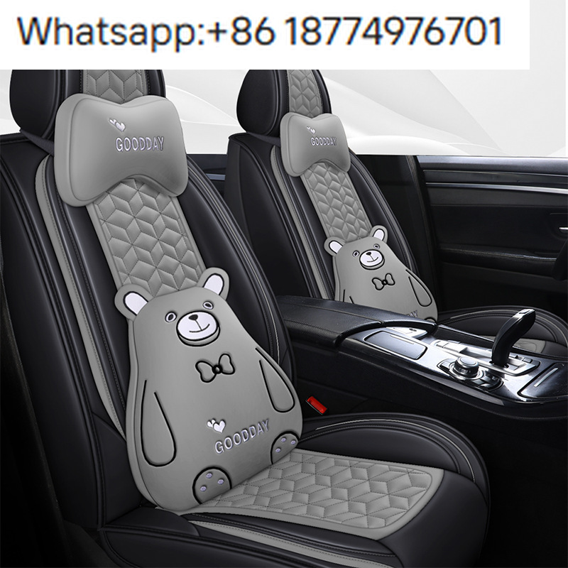 Leather Car Seat Covers Full Set Universal - Nouveautés 2025, housses de siège de