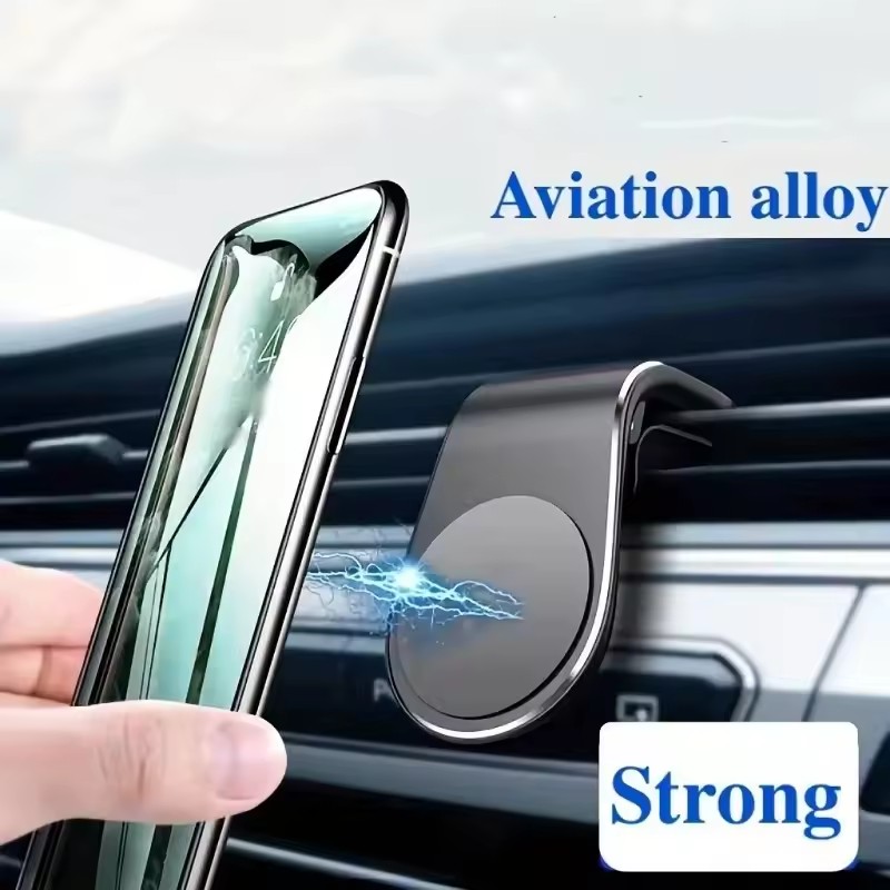Magnetic Phone Holder For Car Vent - Support magnétique pour téléphone portable, fixation