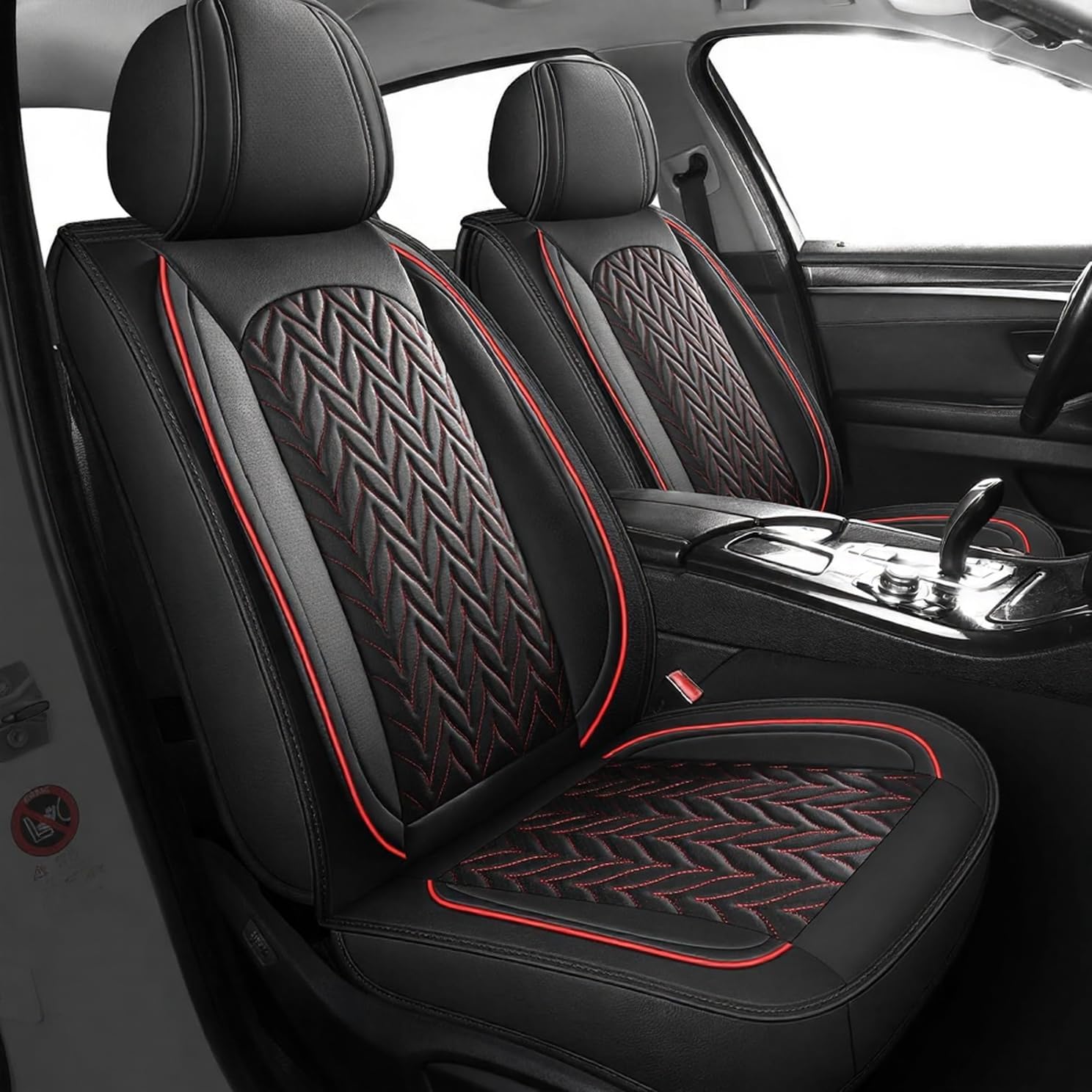 Leather Car Seat Covers Full Set Universal - Protection universelle pour sièges de voiture,