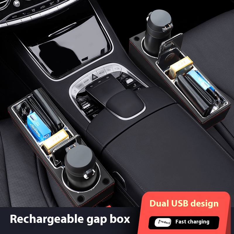 Seat Gap Filler Organizer With Usb Charger - Système de remplissage d'écart de siège