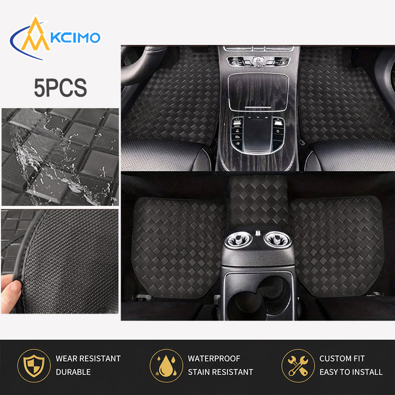 Car Floor Mats Universal Waterproof Leather - Tapis de sol de voiture en