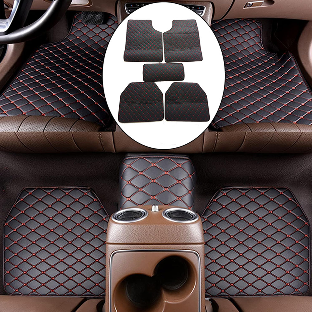 Car Floor Mats Universal Waterproof Leather - Tapis de sol de voiture en