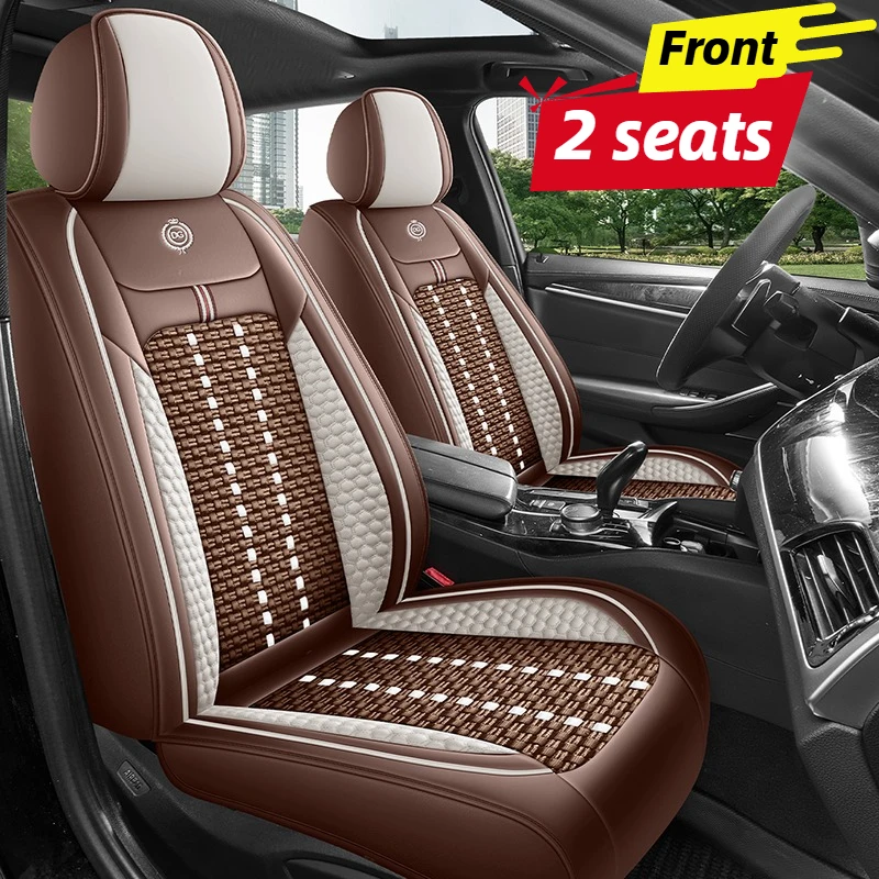 Leather Car Seat Covers Full Set Universal - Housses de siège auto pour 2