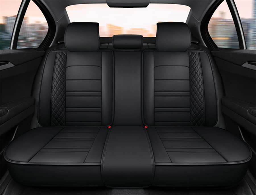 Leather Car Seat Covers Full Set Universal - Housse de coussin de siège Auto,