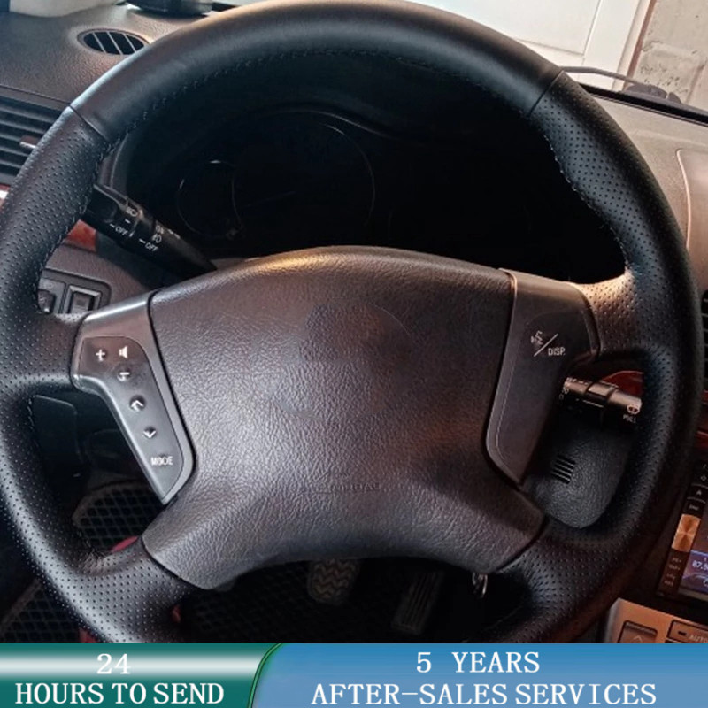 Car Steering Wheel Cover Anti Slip Breathable - Housse de volant de voiture personnalisée,
