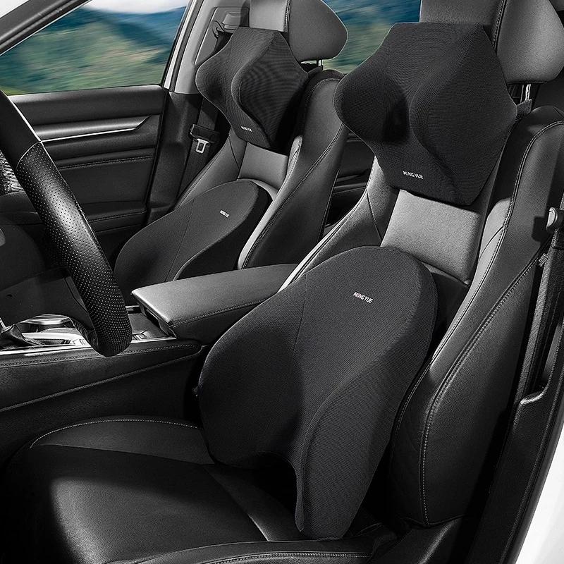 Memory Foam Car Neck Pillow Lumbar Support - Oreiller de soutien lombaire universel pour