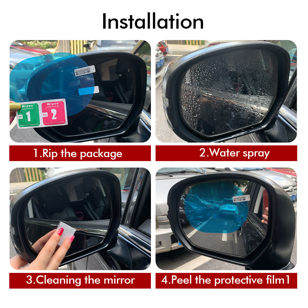 Film imperméable pour rétrovis - Anti Glare Car Rearview Mirror Film avis et prix