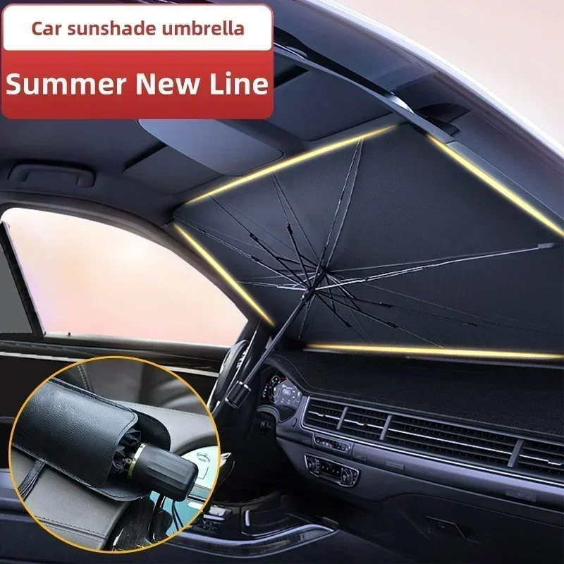 Pare-soleil pliable pour pare- - Car Sunshade Windshield Umbrella Foldable avis et prix