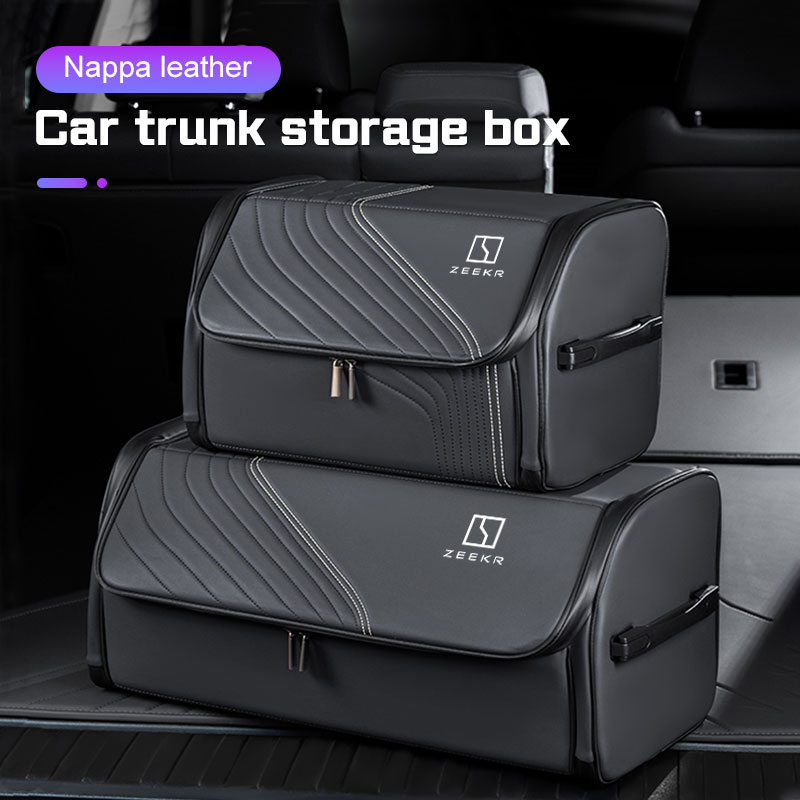 Boîte de rangement de coffre d - Car Trunk Organizer Foldable Storage Box avis et prix