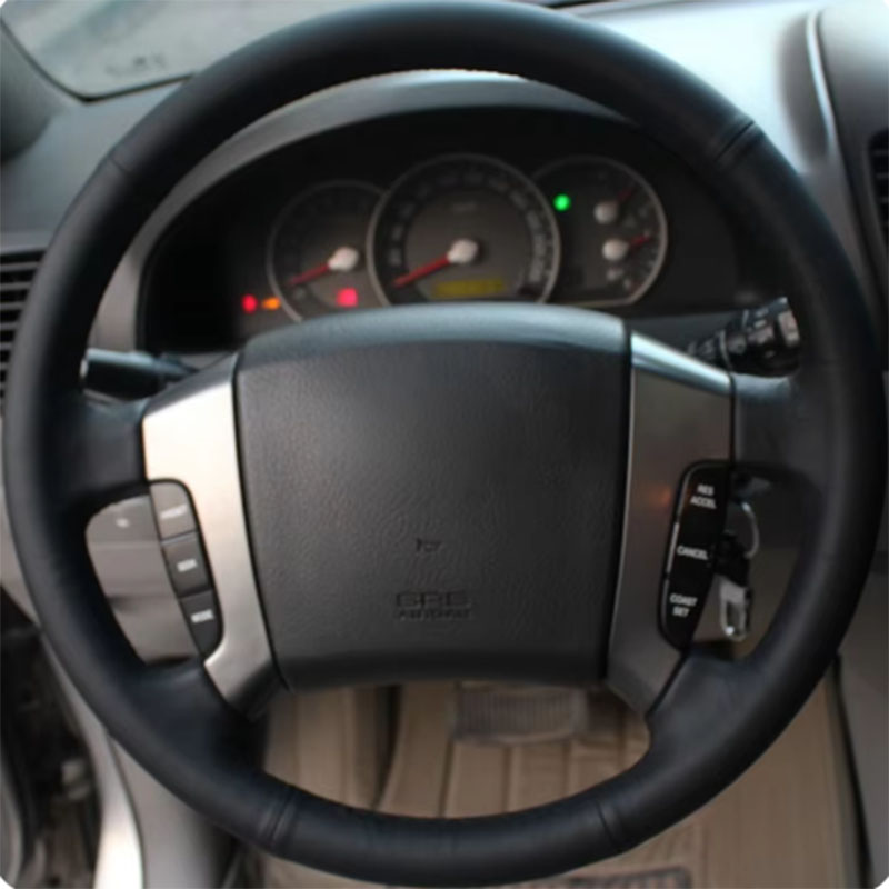 Pour Kia Sorento 2003-2009 Hou - Car Steering Wheel Cover Anti Slip Breathable avis et prix