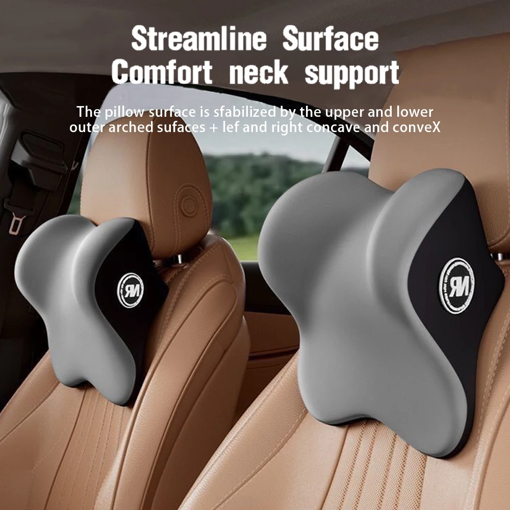 Ensemble d'appui-tête en mouss - Memory Foam Car Neck Pillow Lumbar Support avis et prix