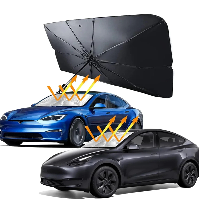Pare-soleil pliable pour pare- - Car Sunshade Windshield Umbrella Foldable avis et prix