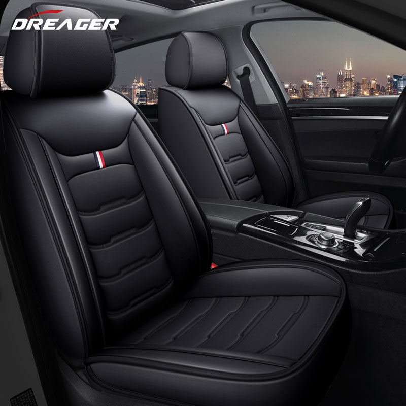Housses de siège de voiture un - Leather Car Seat Covers Full Set Universal avis et prix