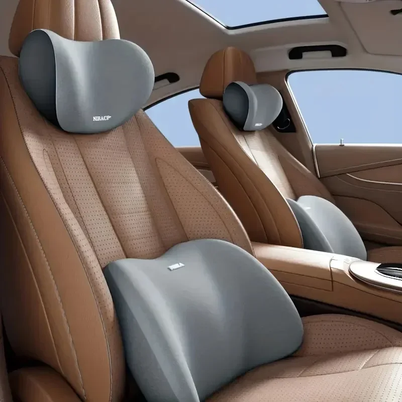 Coussin de protection pour le  - Memory Foam Car Neck Pillow Lumbar Support avis et prix