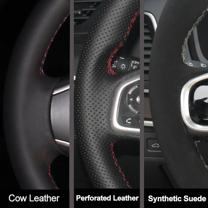 Pour Hyundai Elantra 4 2016-20 - Car Steering Wheel Cover Anti Slip Breathable avis et prix