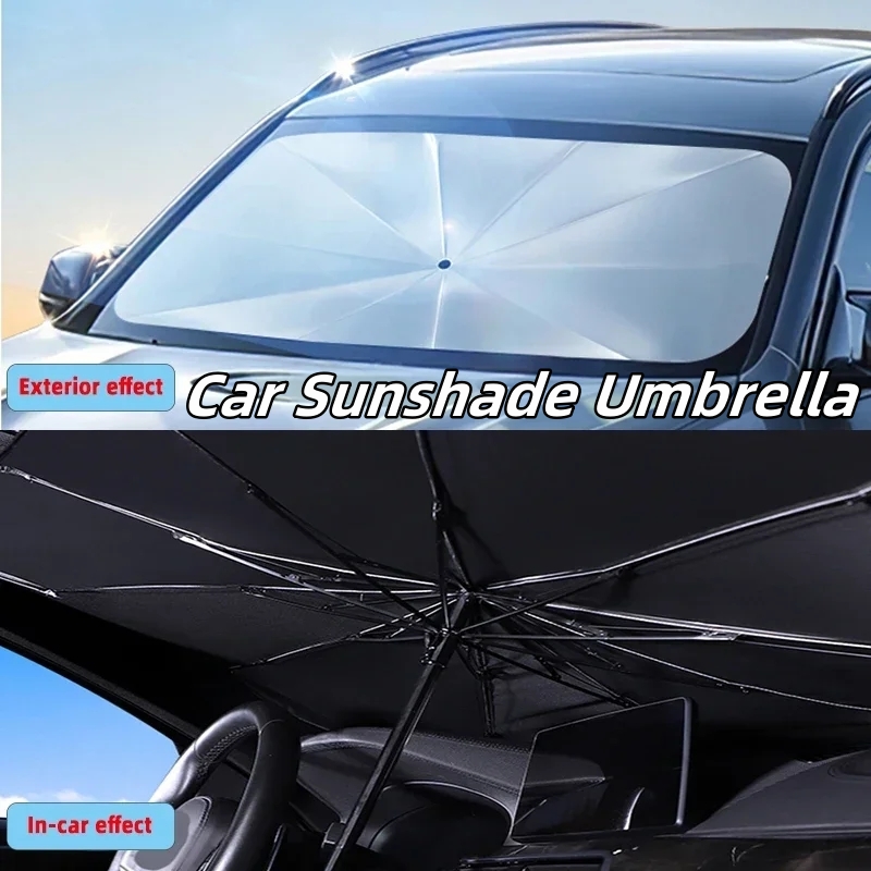 Parasol pare-soleil pliable po - Car Sunshade Windshield Umbrella Foldable avis et prix