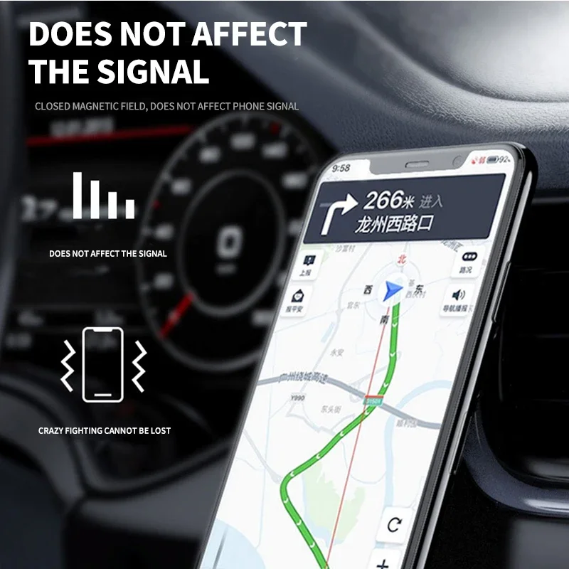 Mini support de téléphone port - Magnetic Phone Holder For Car Vent avis et prix