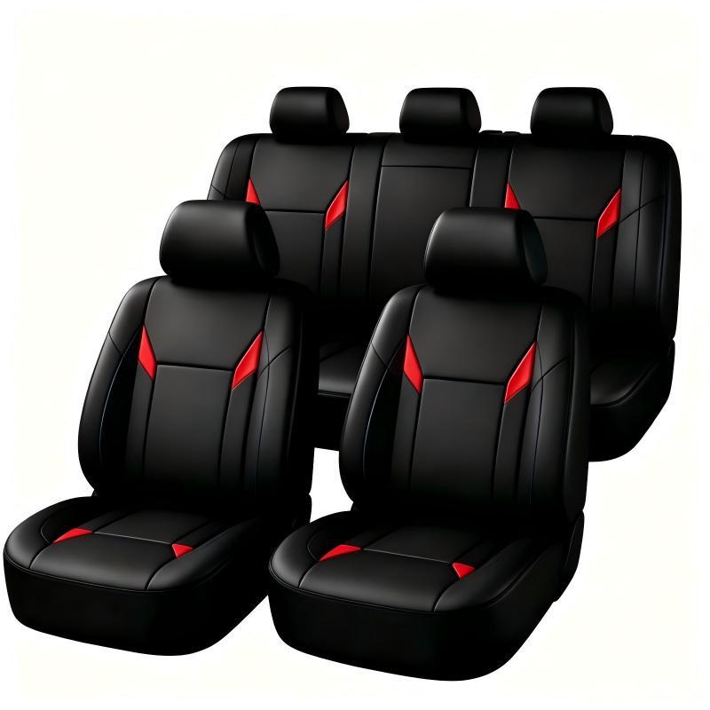 Housses de siège de voiture un - Leather Car Seat Covers Full Set Universal avis et prix