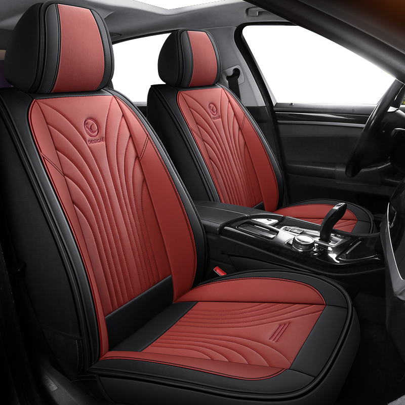 Housse de siège de voiture pou - Leather Car Seat Covers Full Set Universal avis et prix