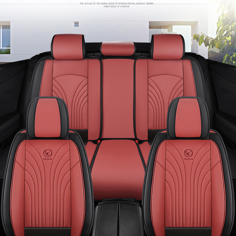 Housse de siège de voiture pou - Leather Car Seat Covers Full Set Universal avis et prix