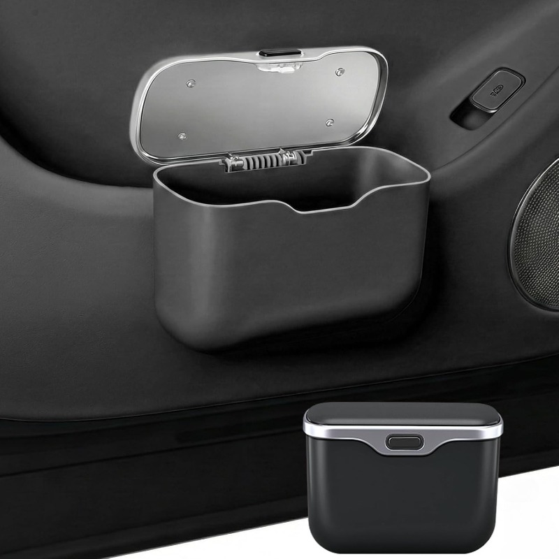 Poubelle de voiture avec couve - Waterproof Car Trash Can With Lid avis et prix