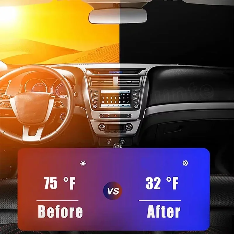 Pare-soleil pliable pour pare- - Car Sunshade Windshield Umbrella Foldable avis et prix