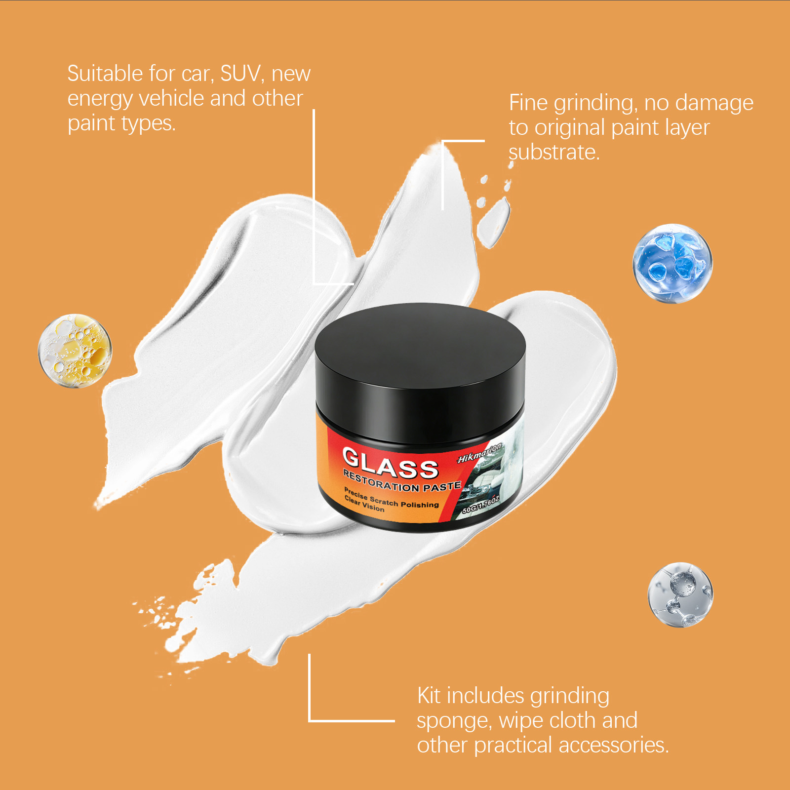 Cire de polissage pour vitres  - Car Scratch Repair Polishing Wax Paste avis et prix