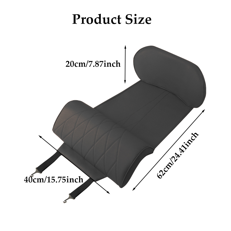 Coussin d'extension universel  - Memory Foam Car Neck Pillow Lumbar Support avis et prix