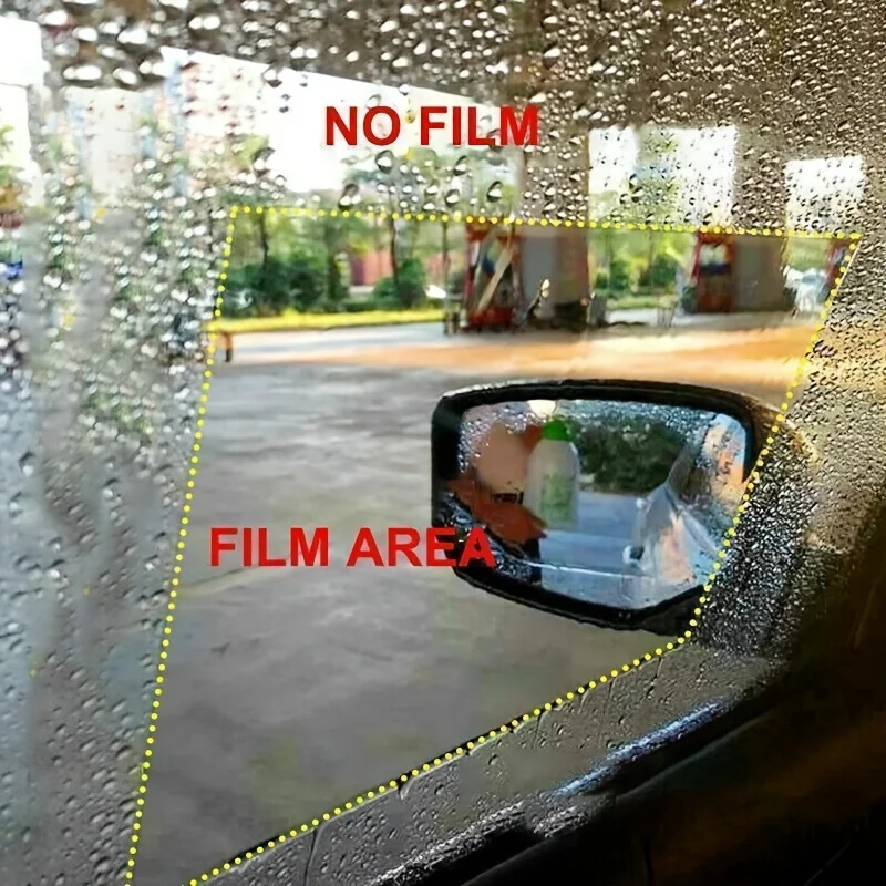4 films de protection pour rét - Anti Glare Car Rearview Mirror Film avis et prix