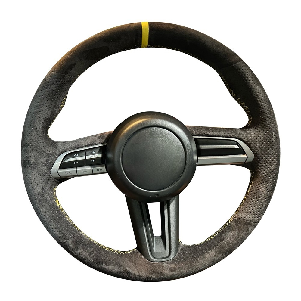 Housse de volant de voiture en - Car Steering Wheel Cover Anti Slip Breathable avis et prix