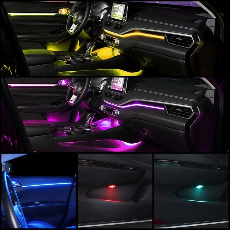 Éclairage d'ambiance intérieur - Led Ambient Interior Car Lights App Control avis et prix