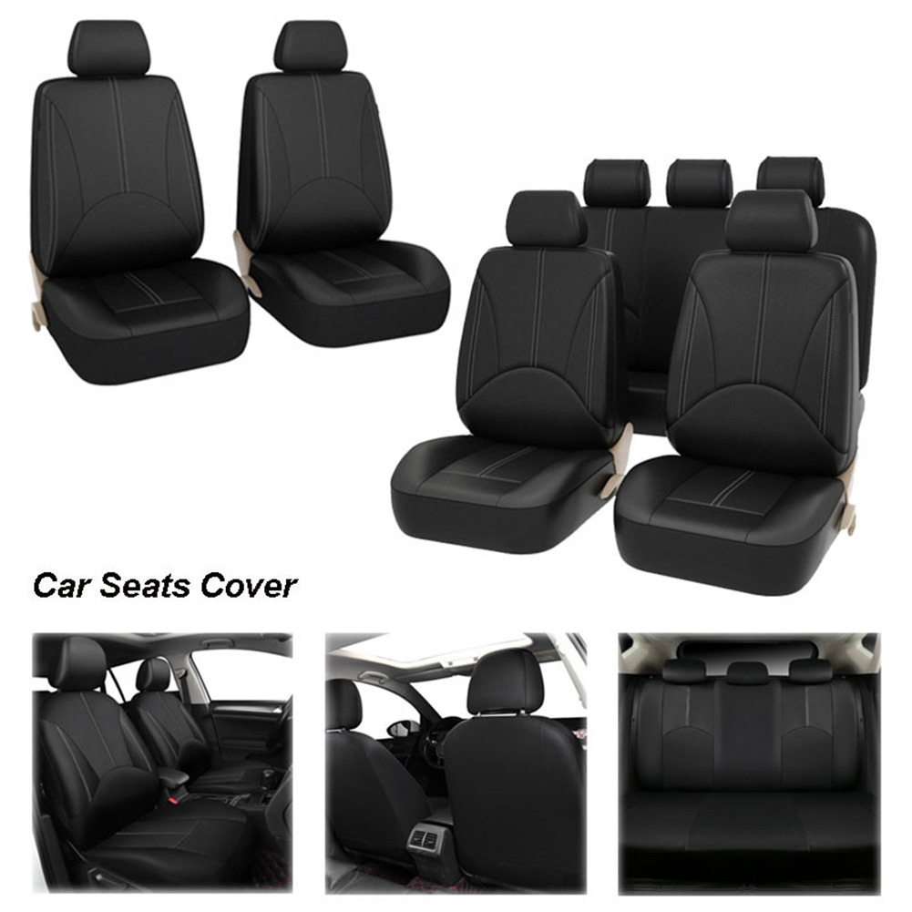 Ensemble de housses de siège d - Leather Car Seat Covers Full Set Universal avis et prix