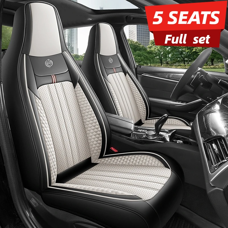 Ensemble de housses de siège d - Leather Car Seat Covers Full Set Universal avis et prix