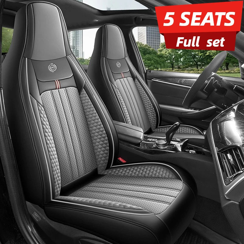 Ensemble de housses de siège d - Leather Car Seat Covers Full Set Universal avis et prix