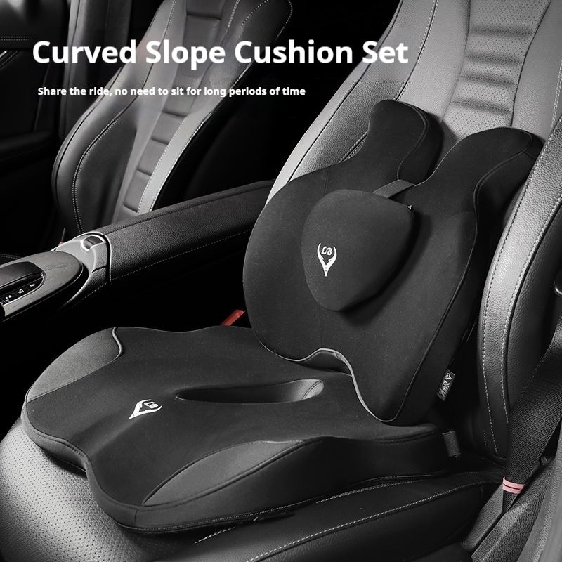 Coussin de chaise de bureau en - Memory Foam Car Neck Pillow Lumbar Support avis et prix