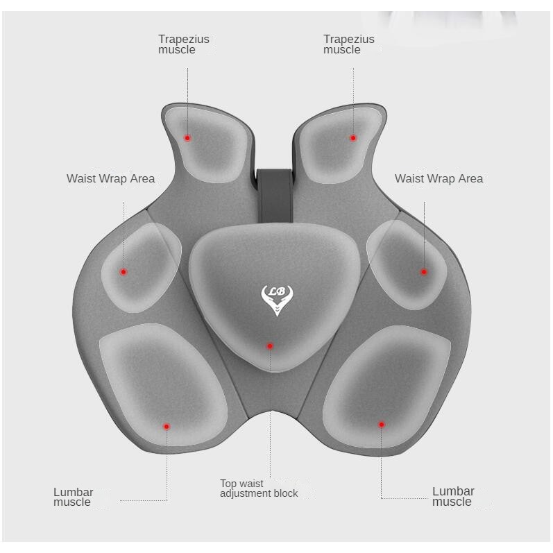 Coussin de chaise de bureau en - Memory Foam Car Neck Pillow Lumbar Support avis et prix