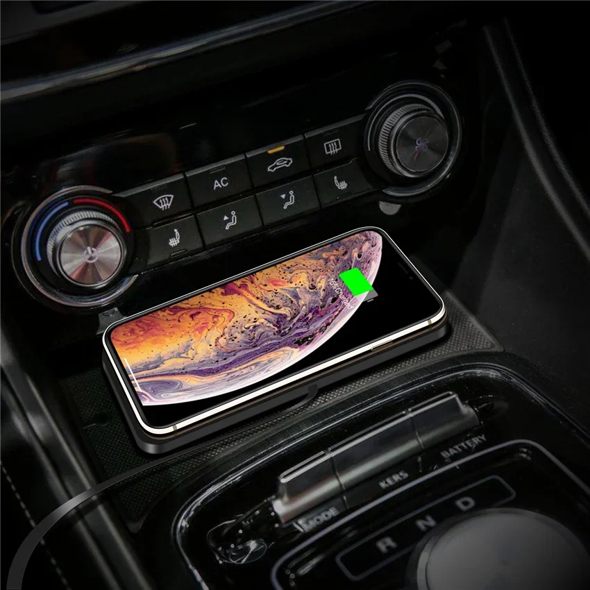Support de chargeur sans fil e - Wireless Car Charger Mount Fast Charging avis et prix