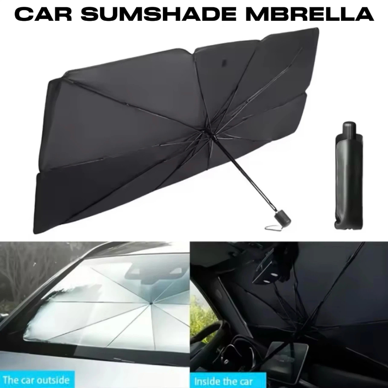 Parasol pare-soleil pliable po - Car Sunshade Windshield Umbrella Foldable avis et prix