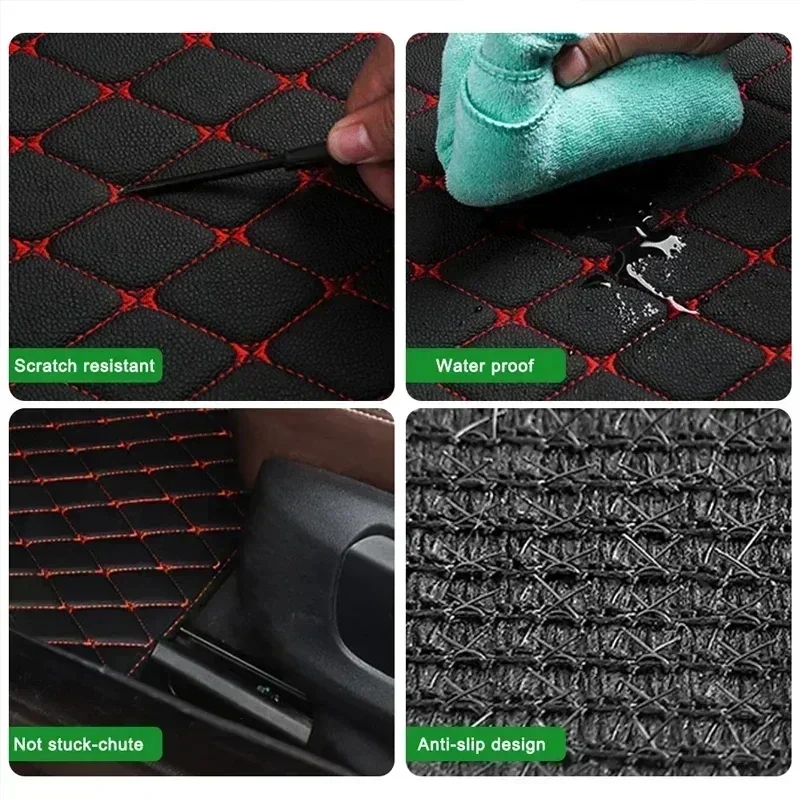 Tapis de sol pour voiture, 4 p - Car Floor Mats Universal Waterproof Leather avis et prix