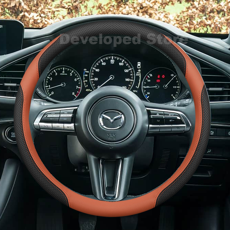 Housse de volant de voiture po - Car Steering Wheel Cover Anti Slip Breathable avis et prix