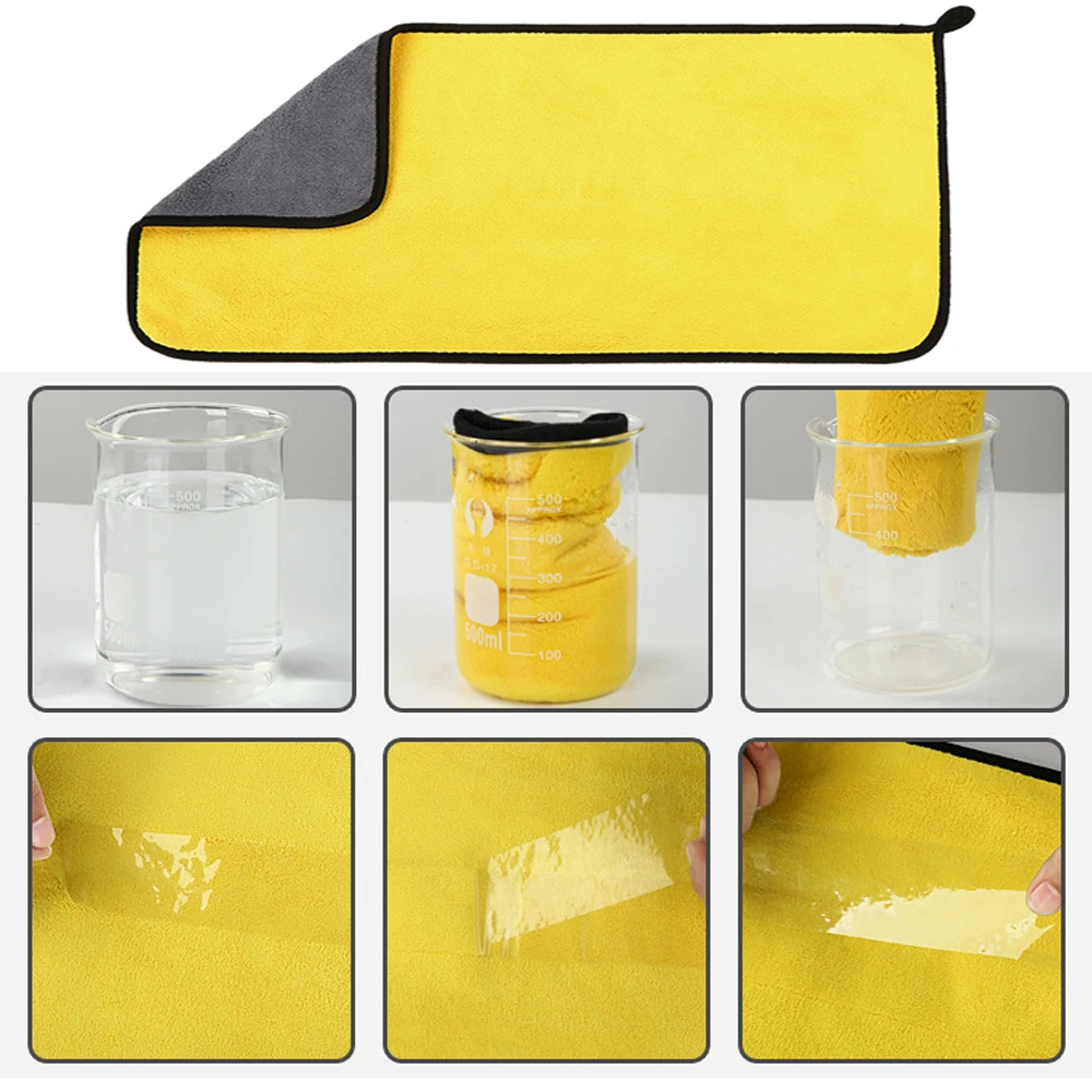 Serviette de nettoyage en micr - Microfiber Car Drying Towel Super Absorbent avis et prix