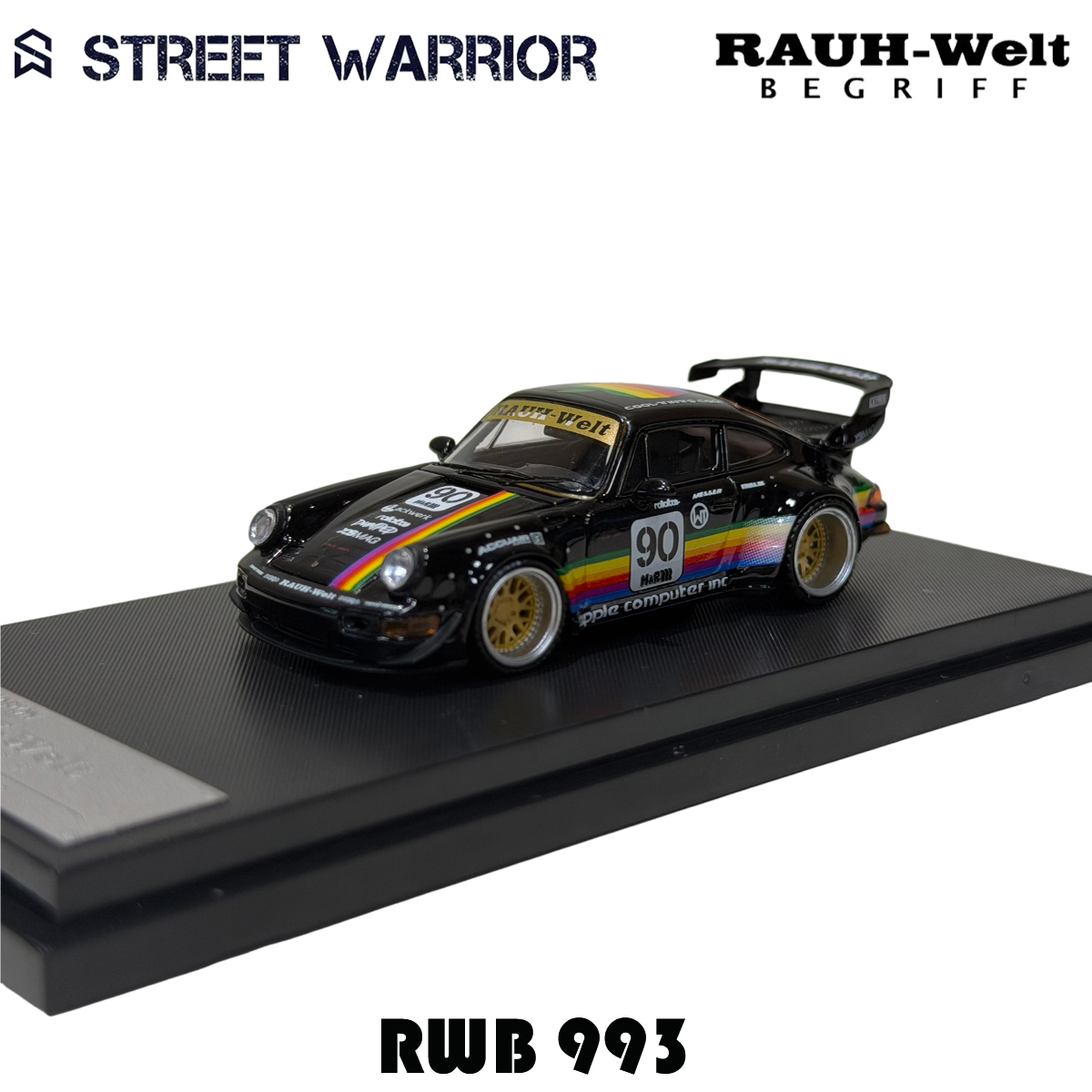 SW En stock 1:64 RWB 993 Black - Car Care avis et prix