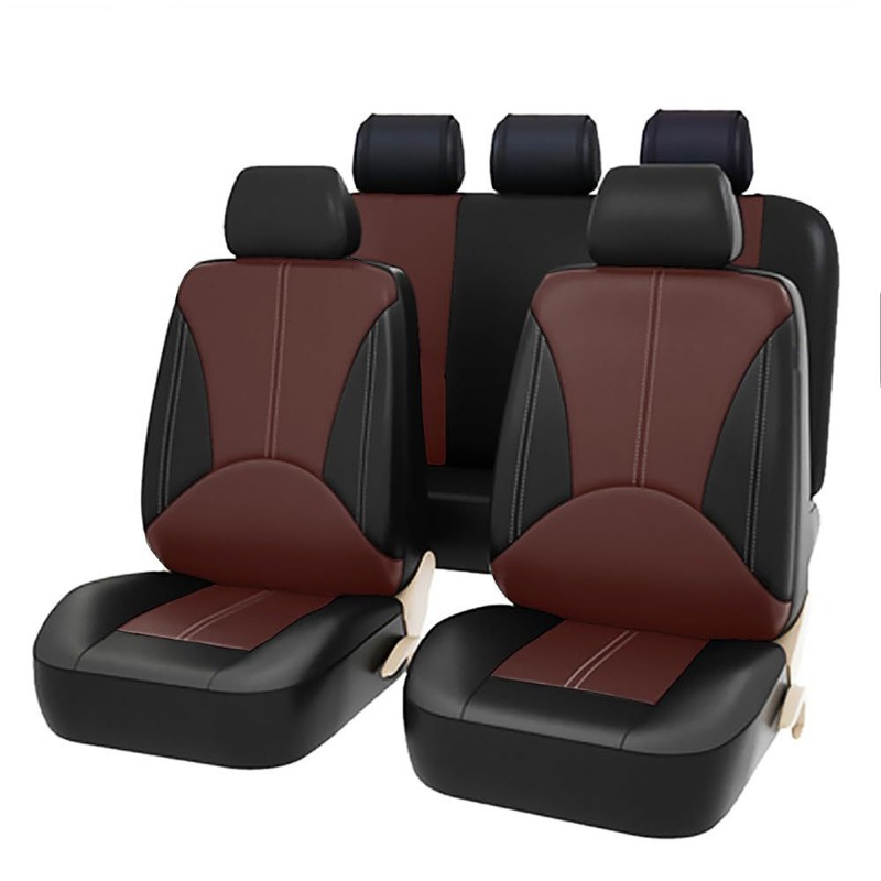 Housses de siège de voiture un - Leather Car Seat Covers Full Set Universal avis et prix